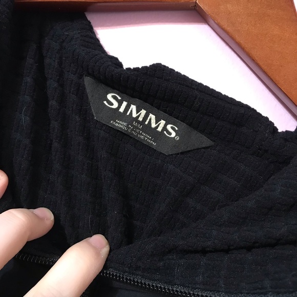 Simms black Hooded Jacket size medium - Picture 2 of 3